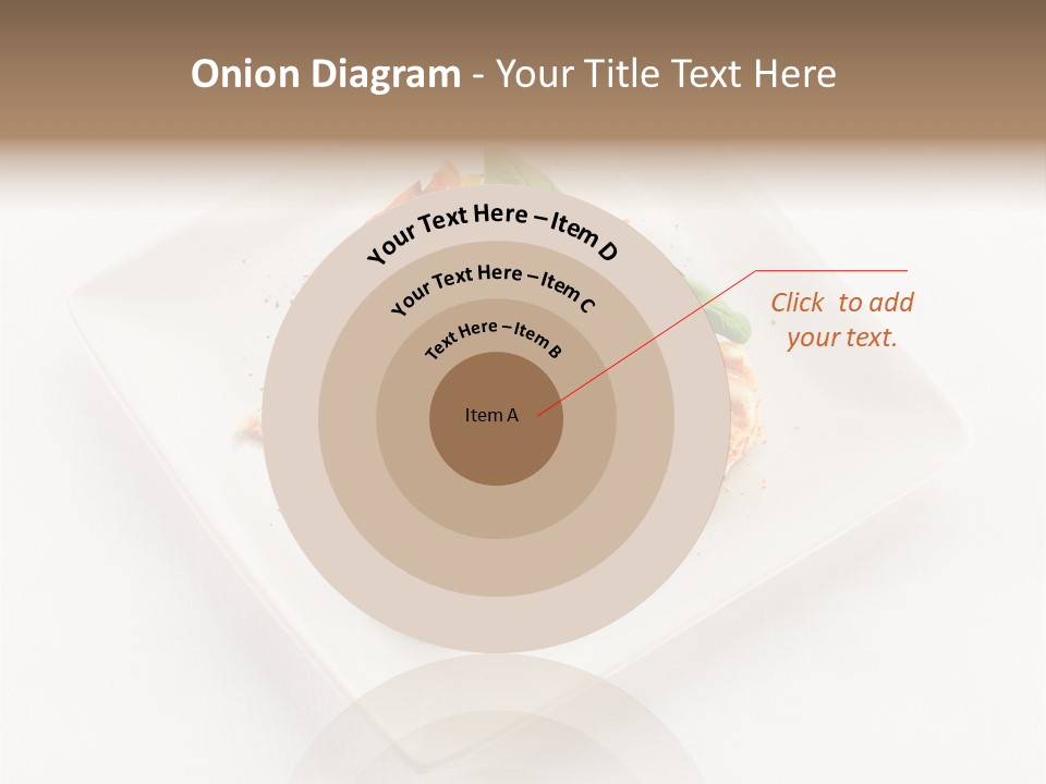 Fried Plate Turkey PowerPoint Template