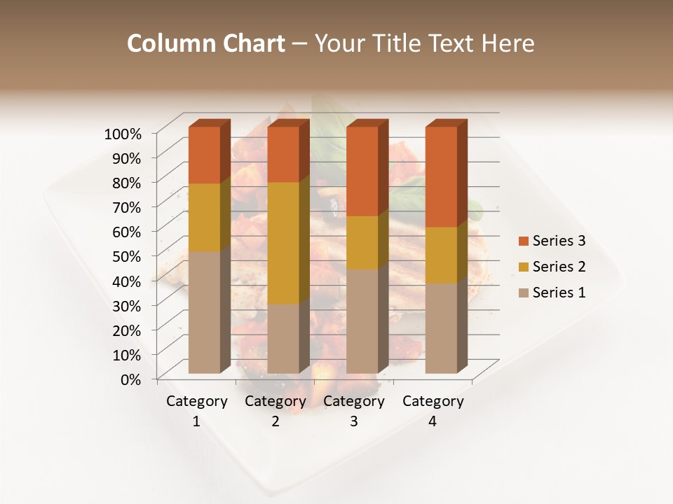Fried Plate Turkey PowerPoint Template