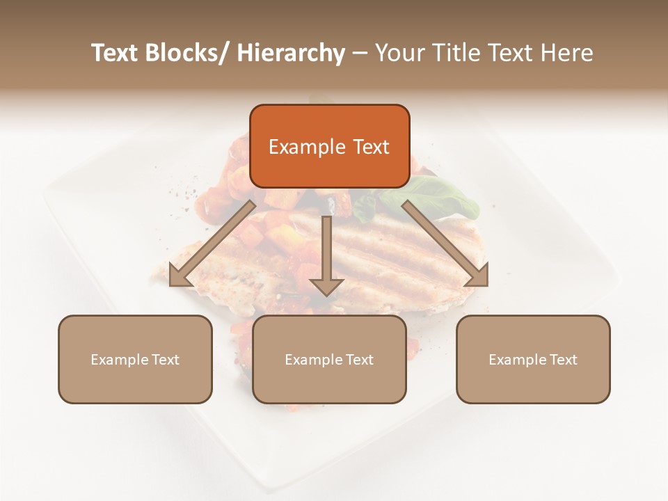 Fried Plate Turkey PowerPoint Template