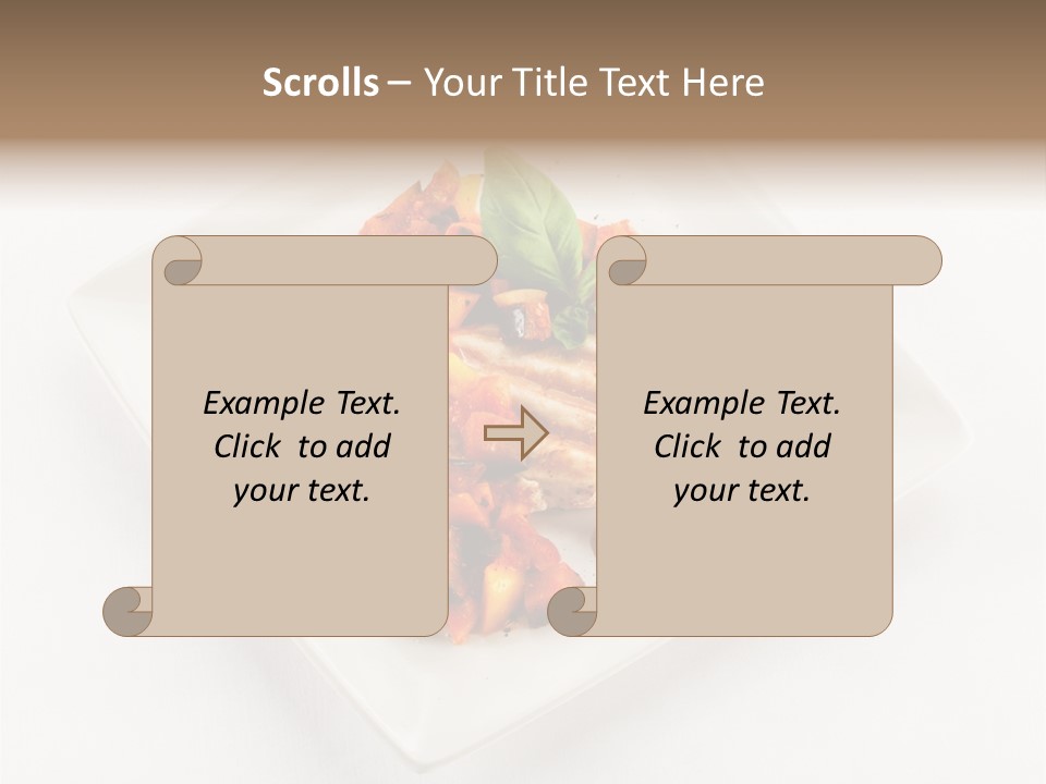 Fried Plate Turkey PowerPoint Template