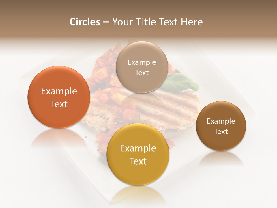 Fried Plate Turkey PowerPoint Template