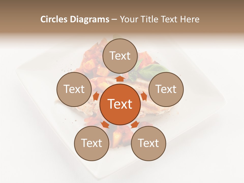 Fried Plate Turkey PowerPoint Template