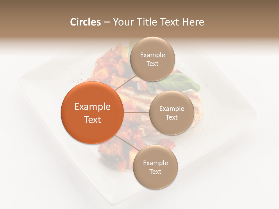 Fried Plate Turkey PowerPoint Template