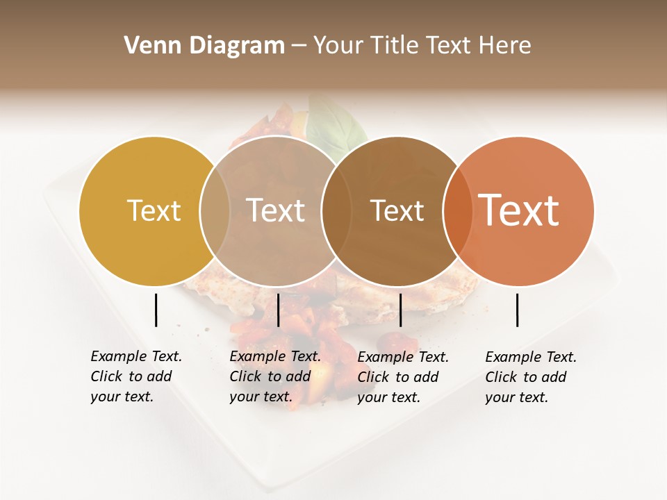 Fried Plate Turkey PowerPoint Template