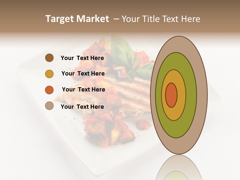 Fried Plate Turkey PowerPoint Template