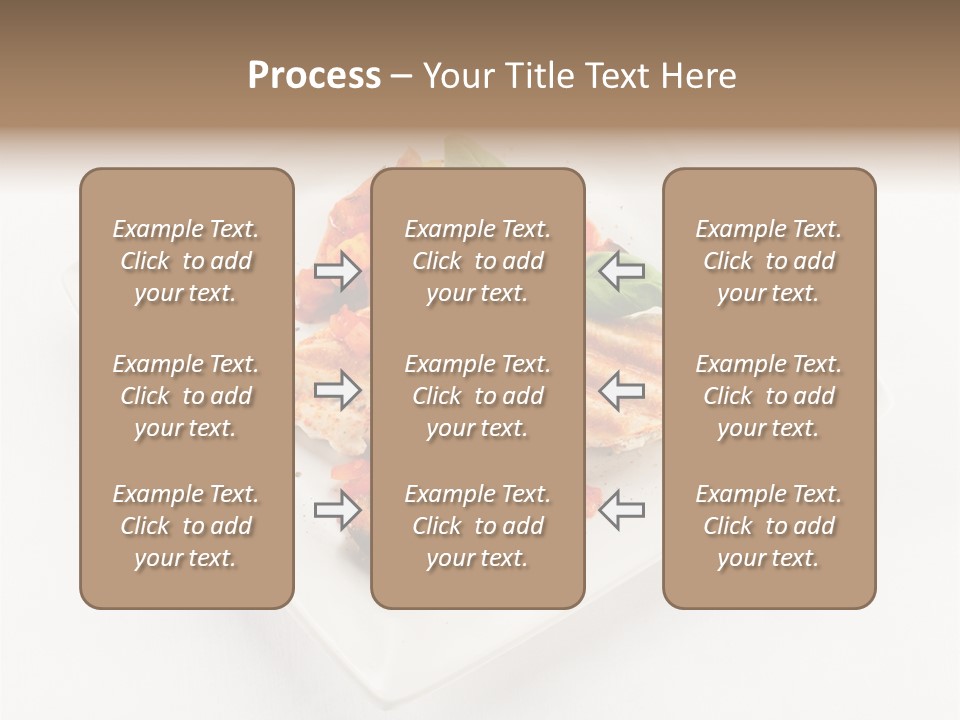 Fried Plate Turkey PowerPoint Template