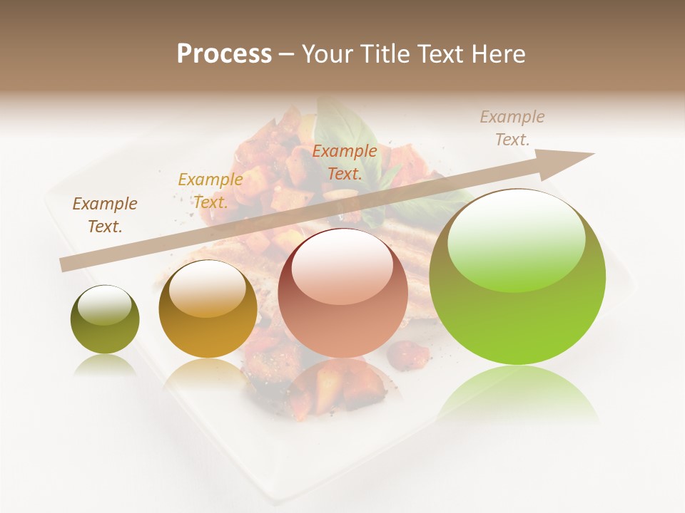 Fried Plate Turkey PowerPoint Template