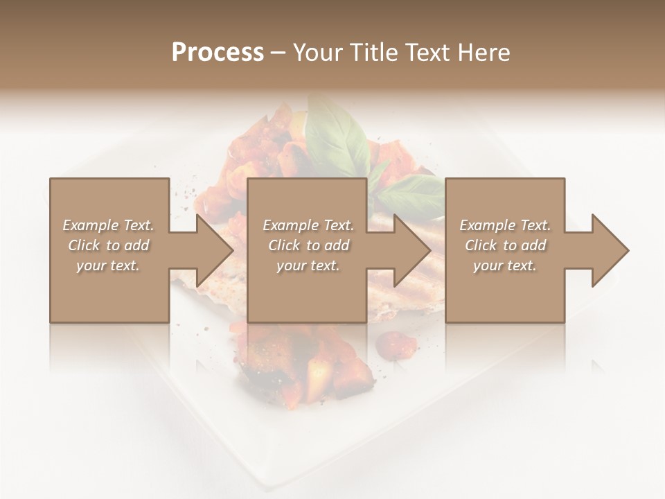 Fried Plate Turkey PowerPoint Template