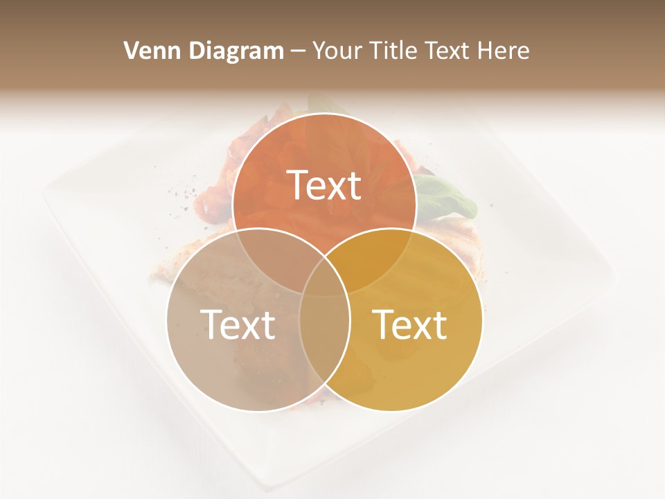 Fried Plate Turkey PowerPoint Template