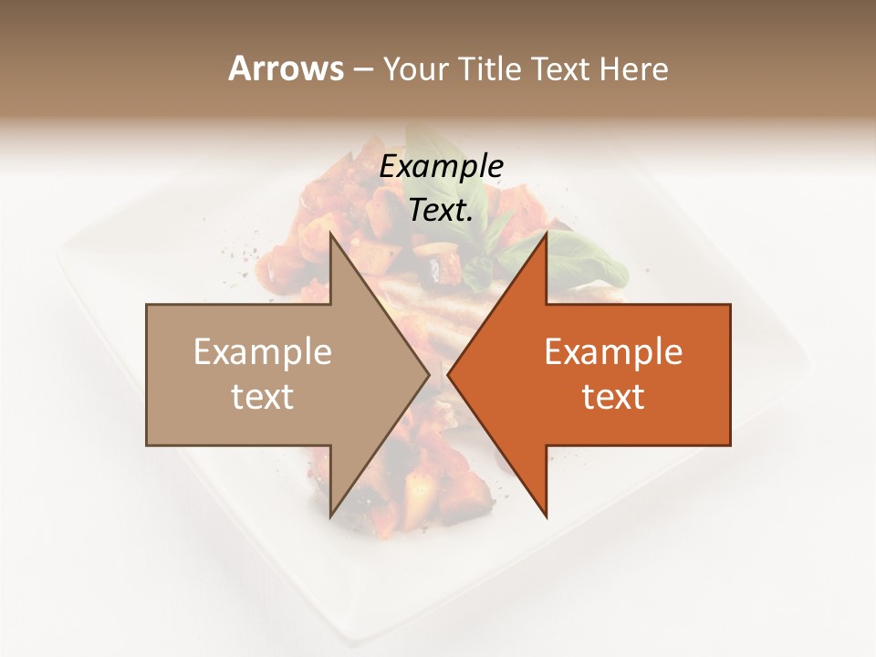 Fried Plate Turkey PowerPoint Template