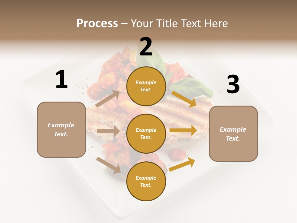 Fried Plate Turkey PowerPoint Template