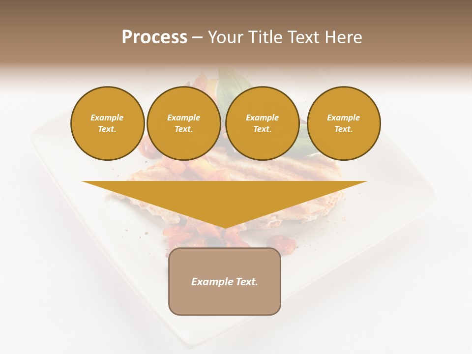Fried Plate Turkey PowerPoint Template