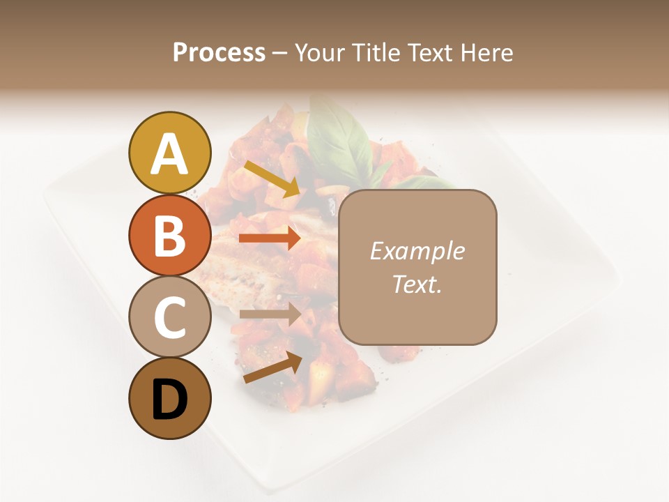 Fried Plate Turkey PowerPoint Template