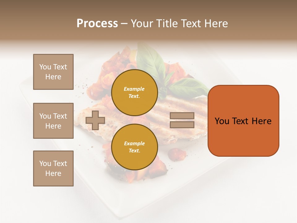 Fried Plate Turkey PowerPoint Template