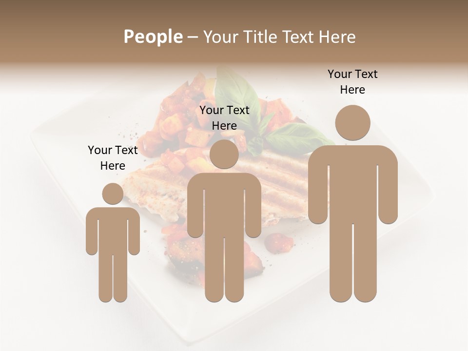 Fried Plate Turkey PowerPoint Template