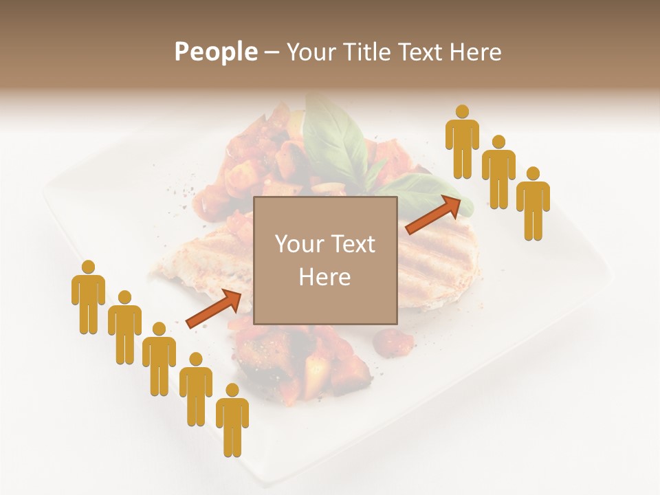 Fried Plate Turkey PowerPoint Template