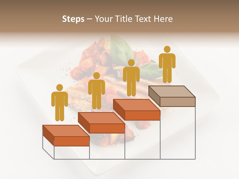 Fried Plate Turkey PowerPoint Template