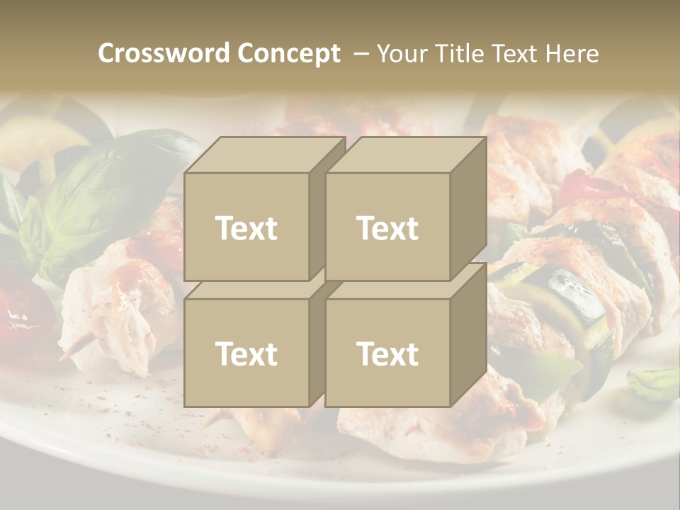 Portion Pepper Grill PowerPoint Template