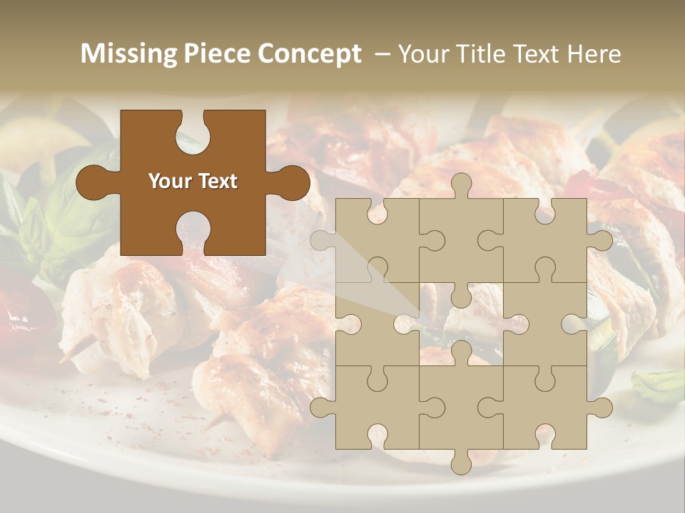 Portion Pepper Grill PowerPoint Template