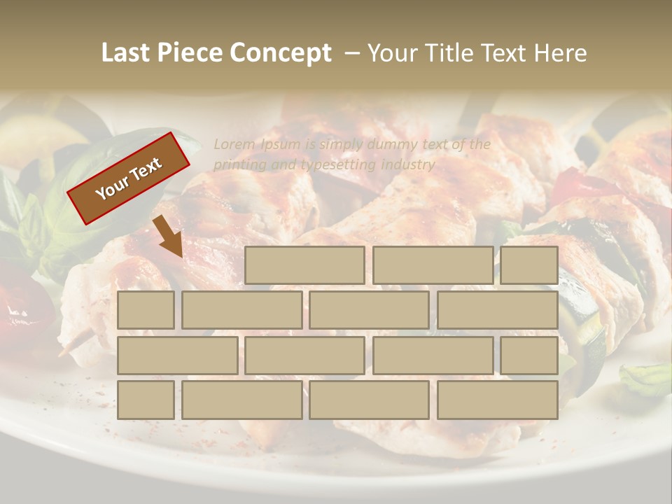 Portion Pepper Grill PowerPoint Template