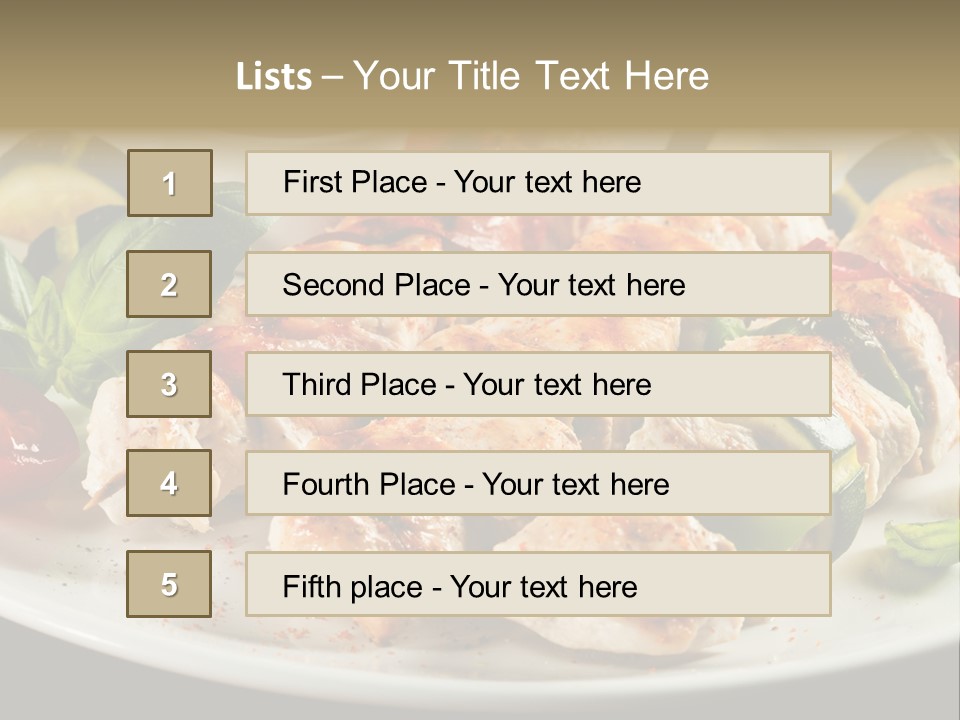 Portion Pepper Grill PowerPoint Template