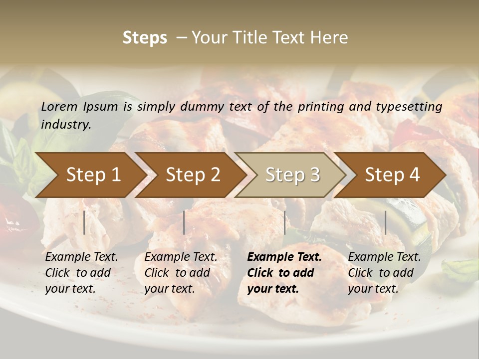 Portion Pepper Grill PowerPoint Template