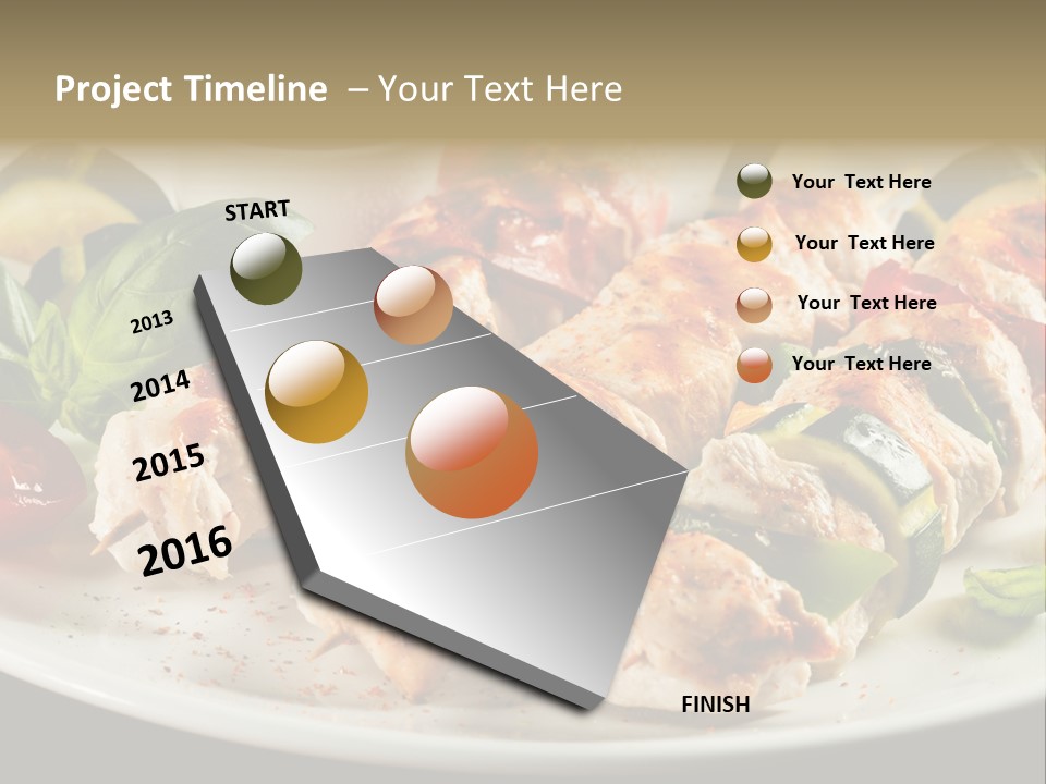 Portion Pepper Grill PowerPoint Template