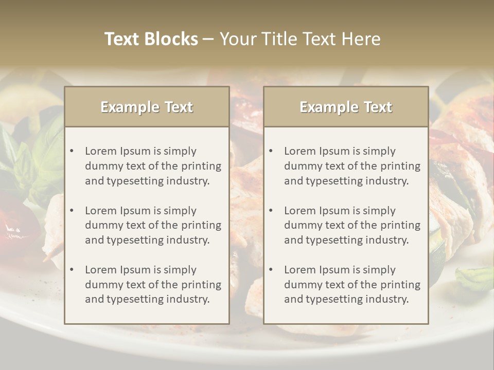 Portion Pepper Grill PowerPoint Template