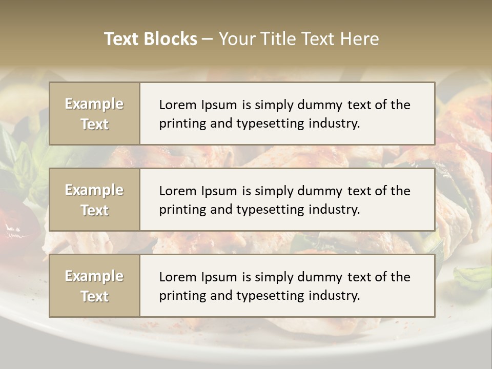 Portion Pepper Grill PowerPoint Template