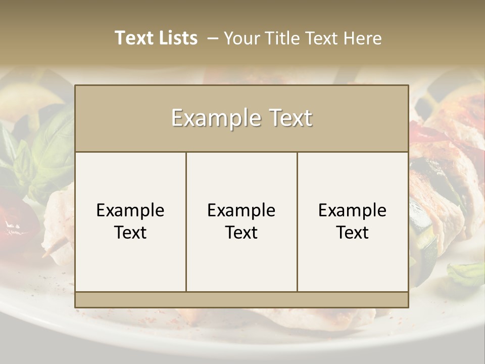 Portion Pepper Grill PowerPoint Template