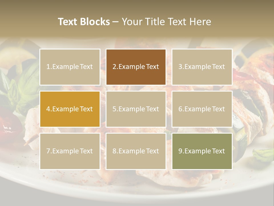 Portion Pepper Grill PowerPoint Template