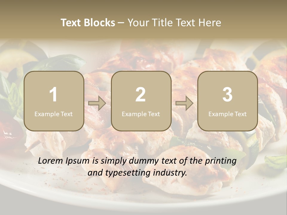 Portion Pepper Grill PowerPoint Template