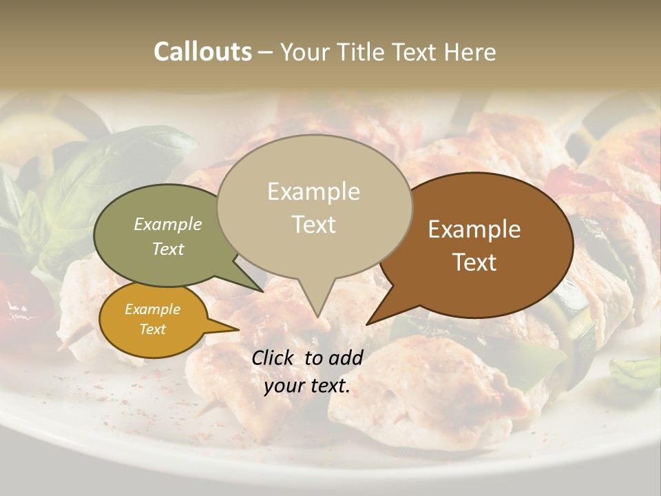 Portion Pepper Grill PowerPoint Template