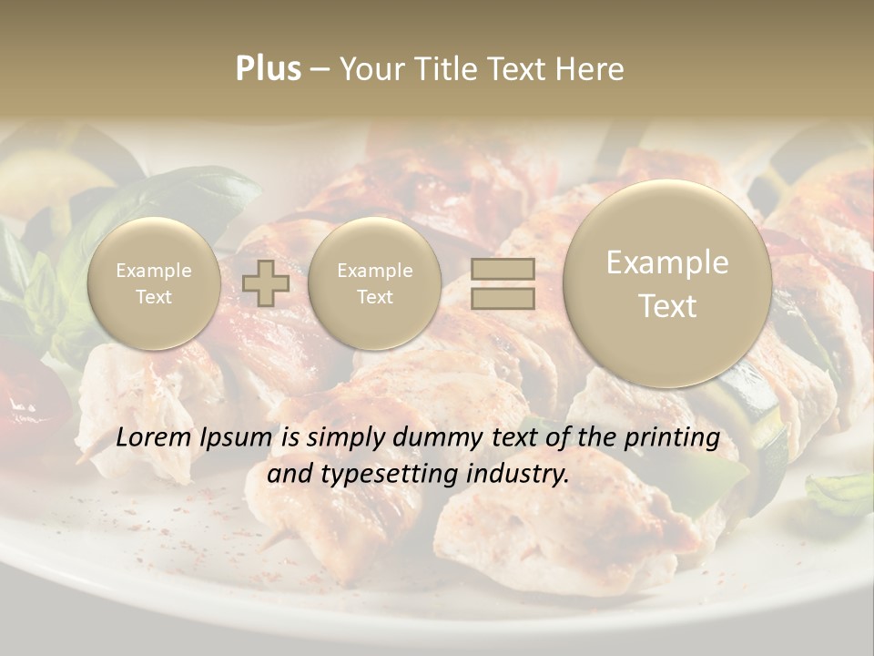Portion Pepper Grill PowerPoint Template