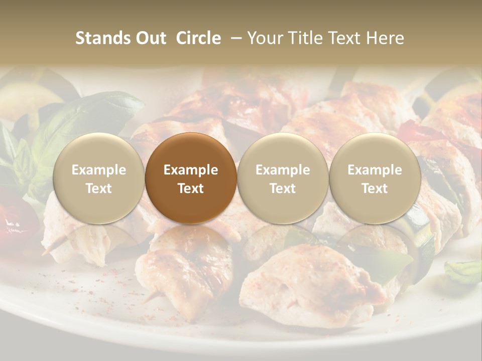 Portion Pepper Grill PowerPoint Template