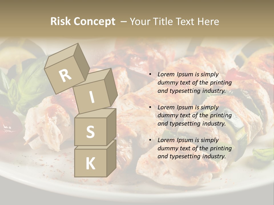 Portion Pepper Grill PowerPoint Template