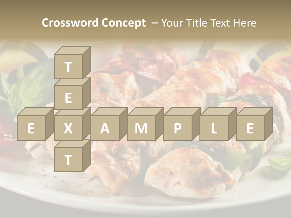 Portion Pepper Grill PowerPoint Template