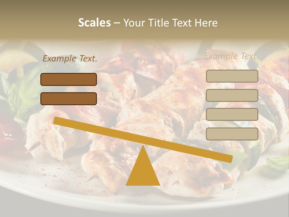 Portion Pepper Grill PowerPoint Template