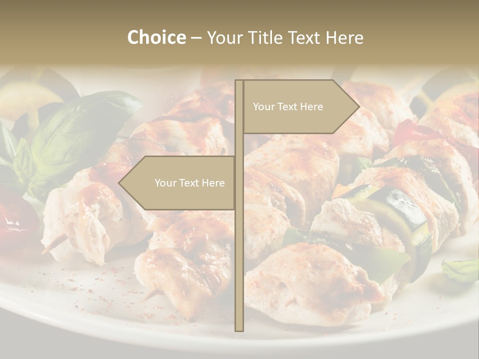 Portion Pepper Grill PowerPoint Template