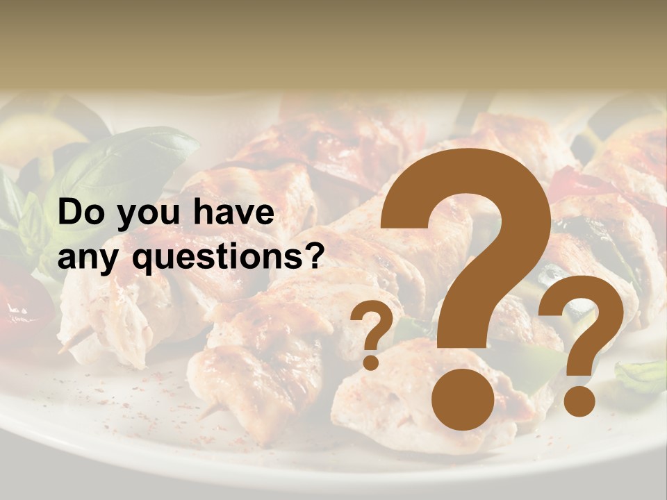 Portion Pepper Grill PowerPoint Template