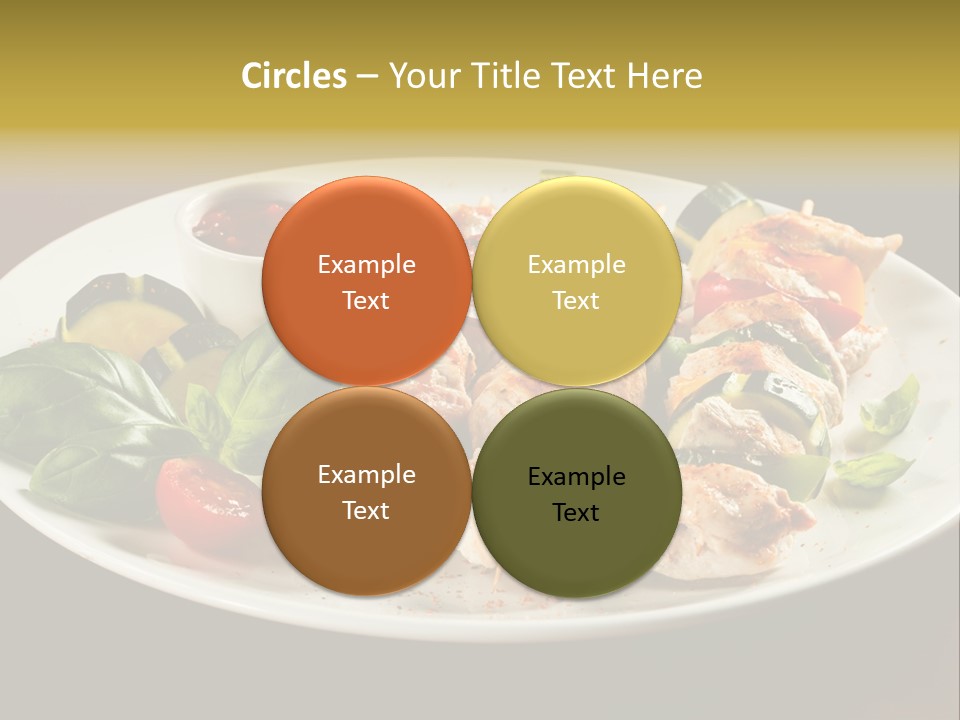 Grilled Basil Appetiser PowerPoint Template