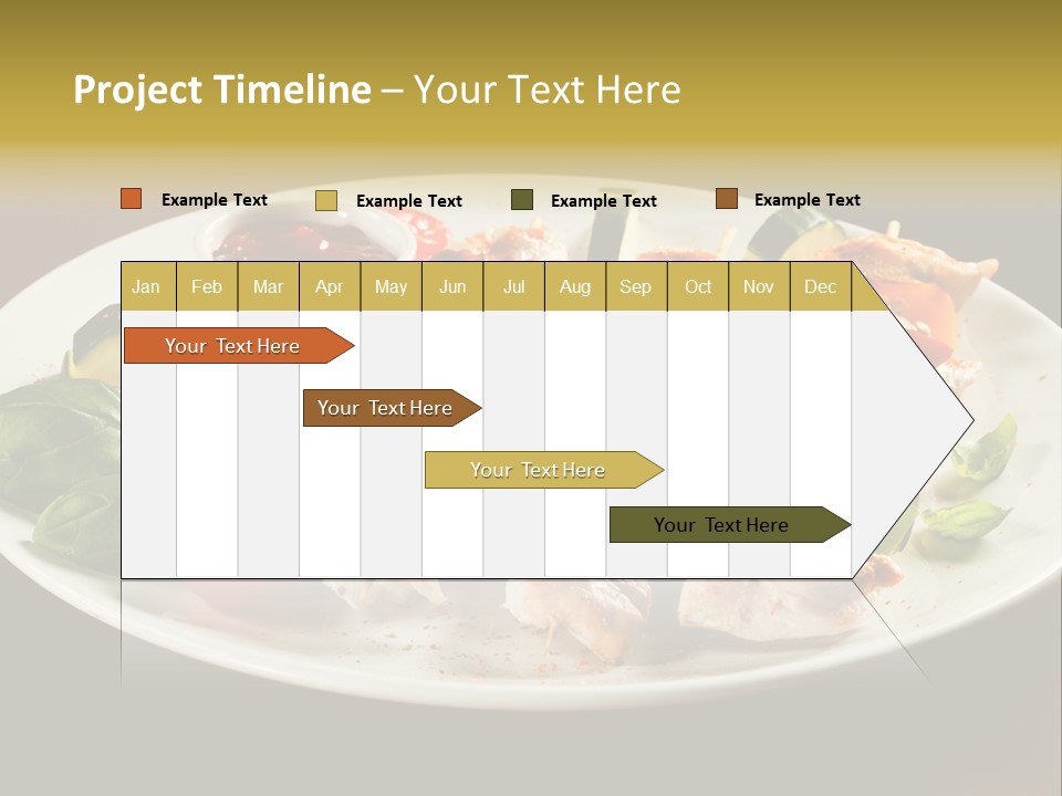 Grilled Basil Appetiser PowerPoint Template