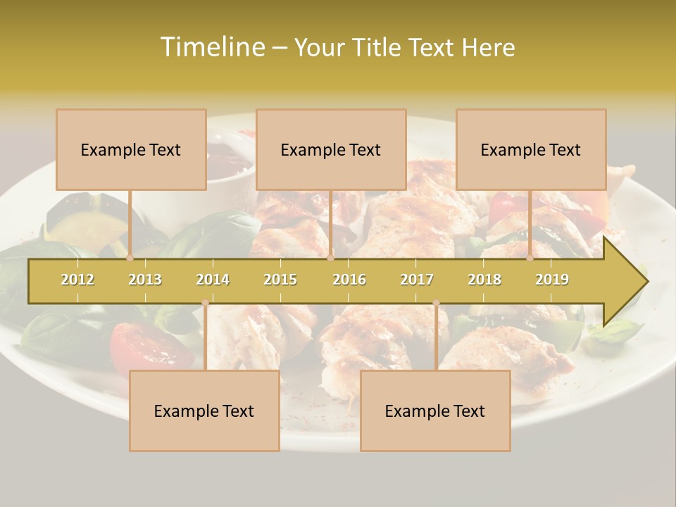 Grilled Basil Appetiser PowerPoint Template