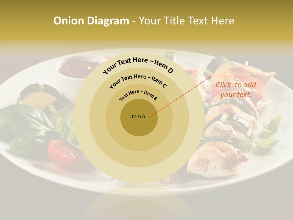 Grilled Basil Appetiser PowerPoint Template