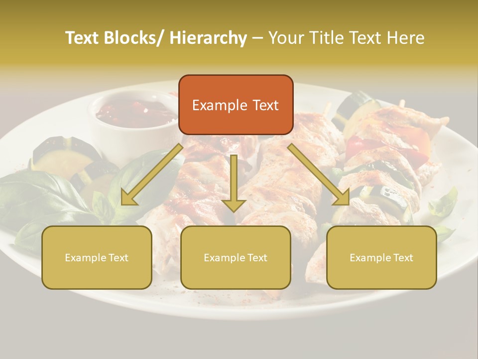 Grilled Basil Appetiser PowerPoint Template