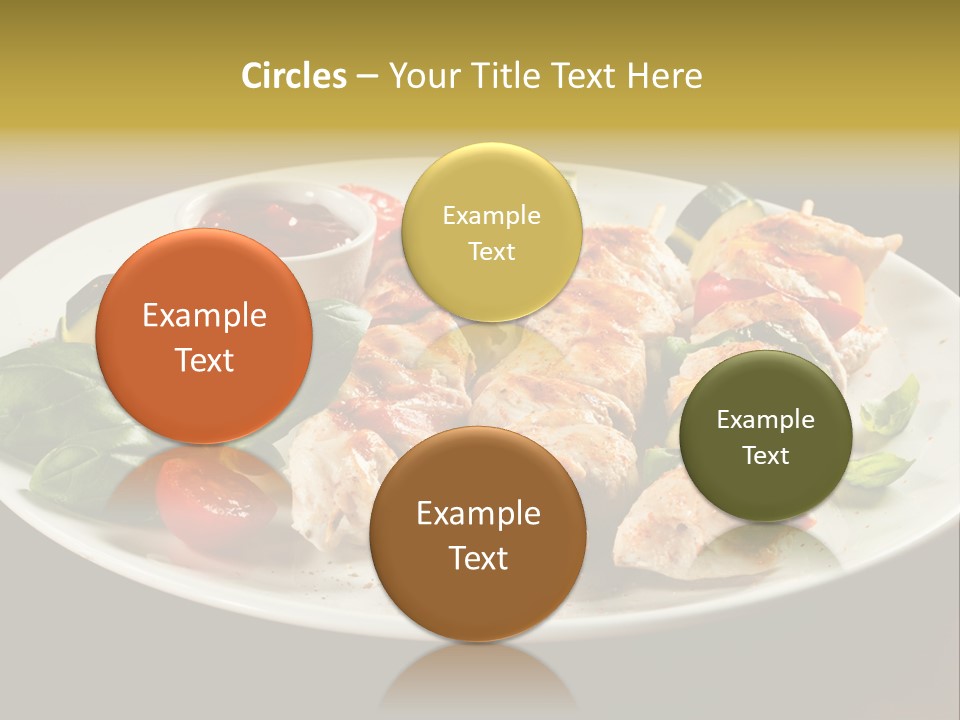 Grilled Basil Appetiser PowerPoint Template