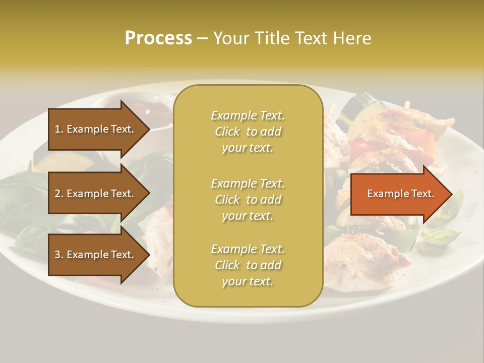 Grilled Basil Appetiser PowerPoint Template