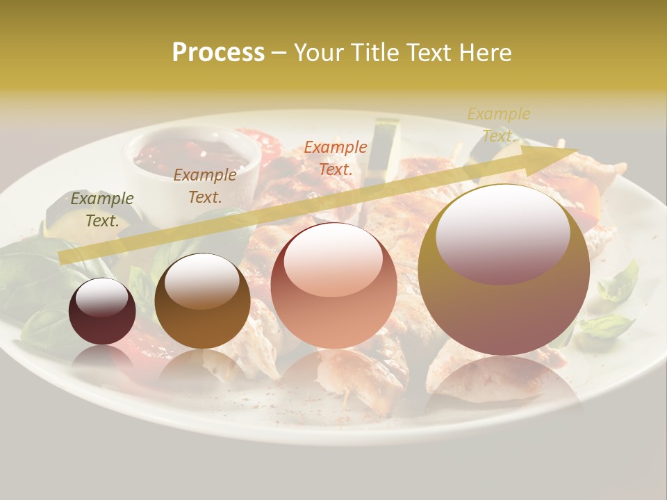 Grilled Basil Appetiser PowerPoint Template