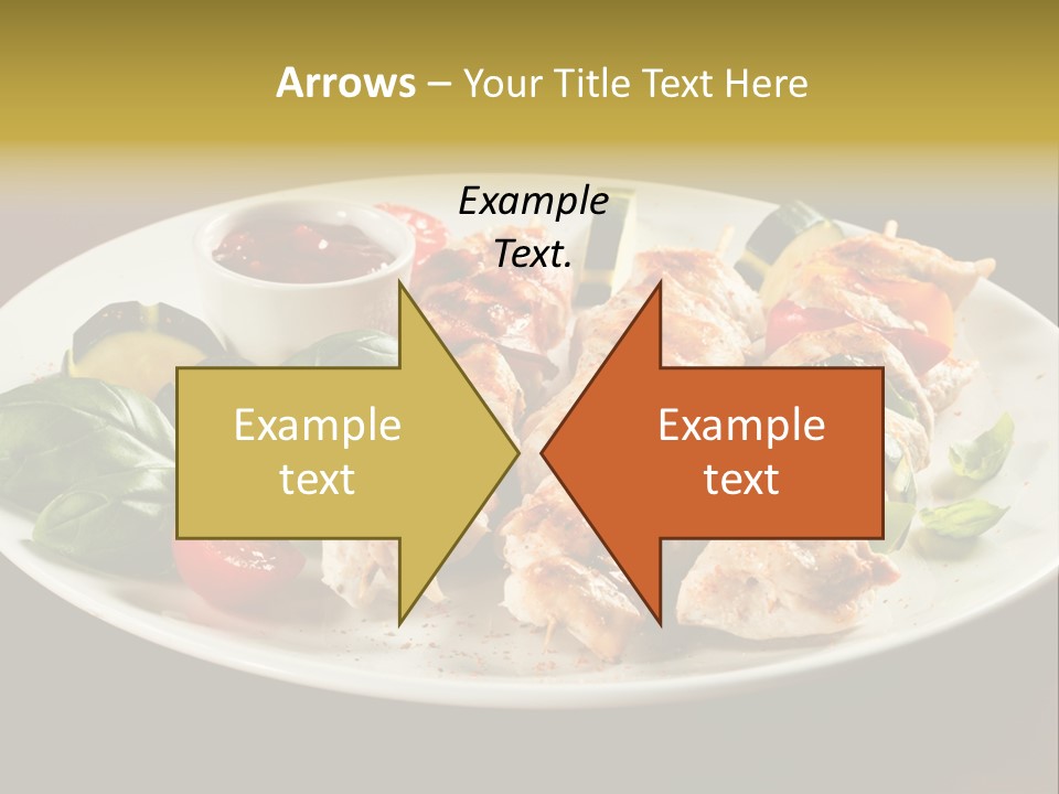 Grilled Basil Appetiser PowerPoint Template