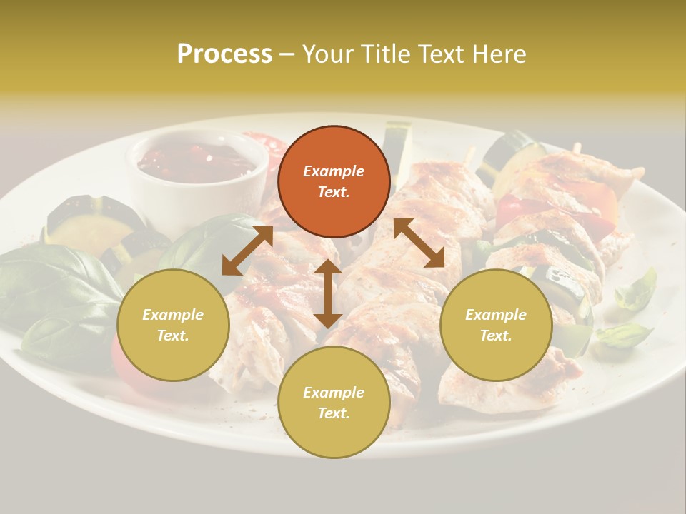 Grilled Basil Appetiser PowerPoint Template